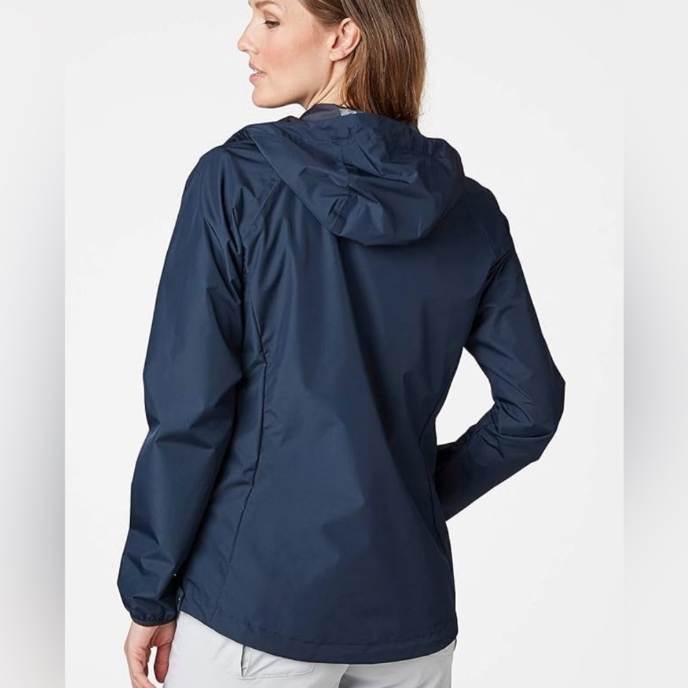 NWOT HELLY HANSEN LOKE PACKABLE ANORAK WOMEN'S jacket packable blue size S - Picture 4 of 16